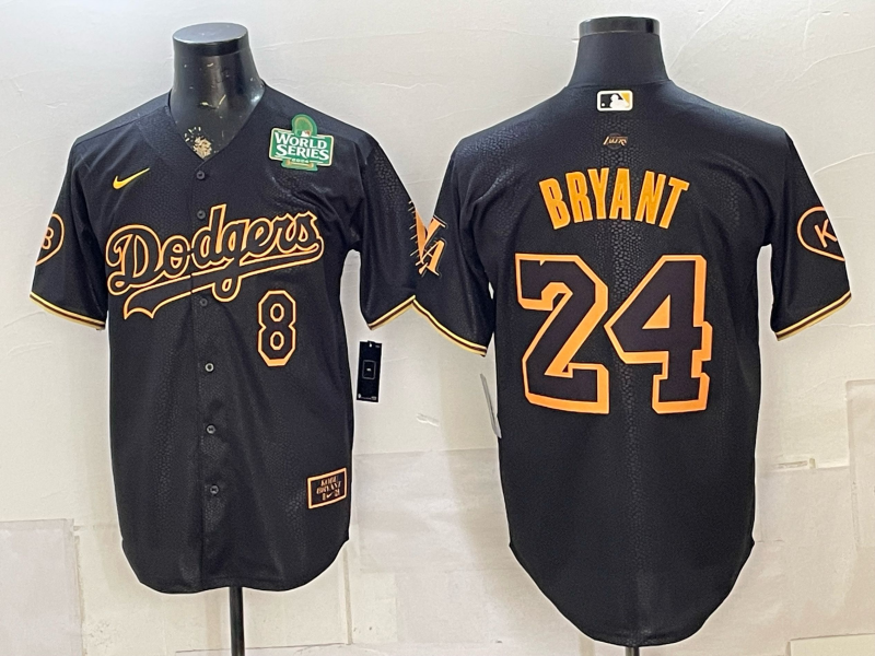 Men Los Angeles Dodgers #24 Bryant black Game 2026 Nike MLB Jersey 0717003